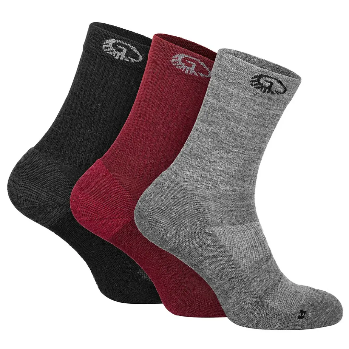 Trekkingsocken Merino Wolle (3er-Pack)